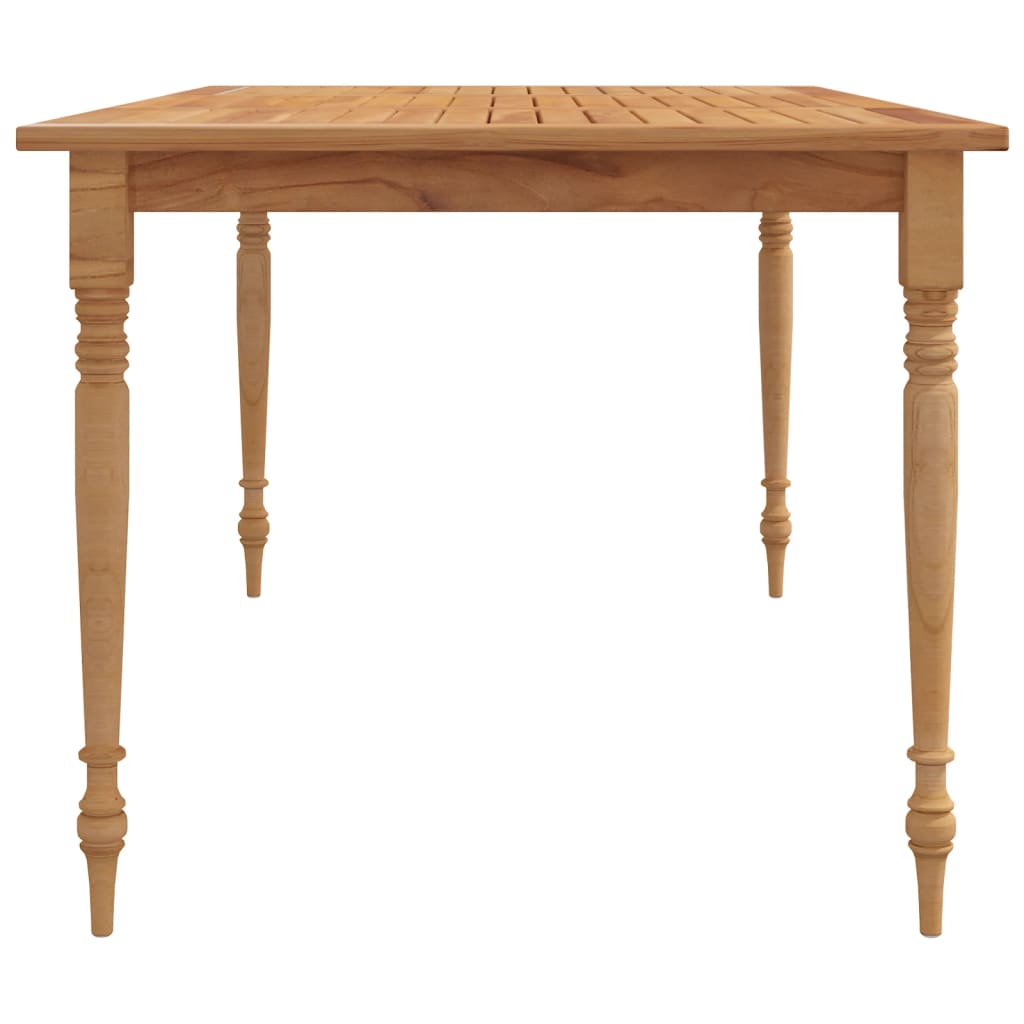 Batavia Table 150x90x75 cm Solid Wood Teak - Outdoor Tables