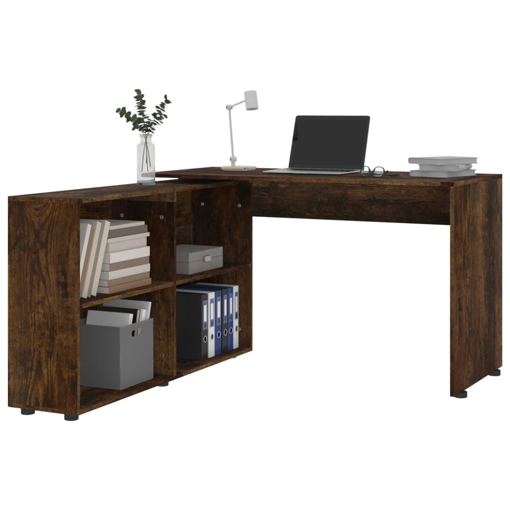 Corner Desk Smoked Oak Engineered Wood - Desks