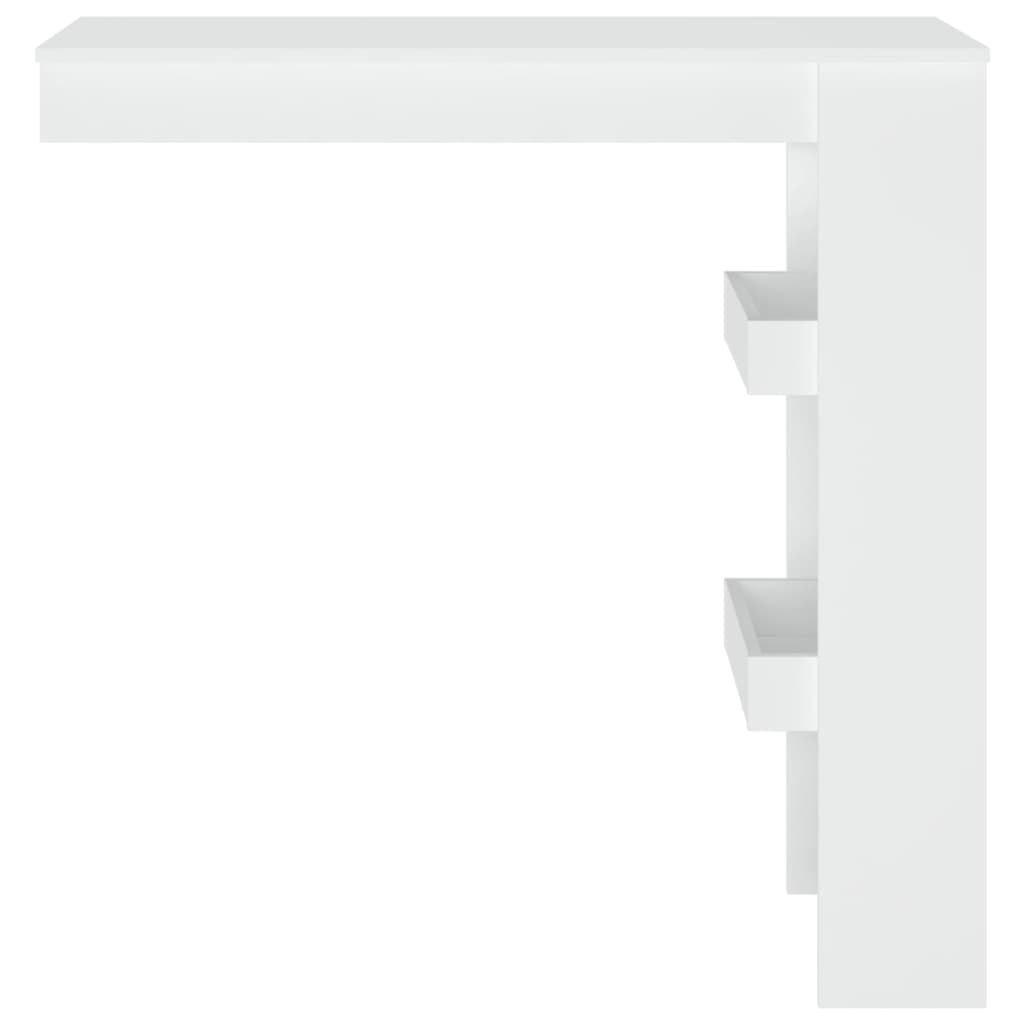 Wall Bar Table White 102x45x103.5 cm Engineered Wood - Kitchen & Dining Room Tables