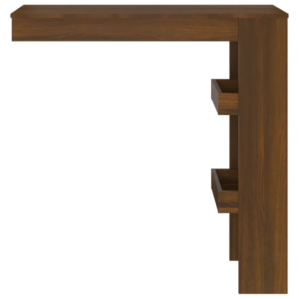 Wall Bar Table Brown Oak 102x45x103.5 cm Engineered Wood - Kitchen & Dining Room Tables