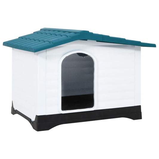 Dog House Blue 90.5x68x66 cm Polypropylene - Dog Houses