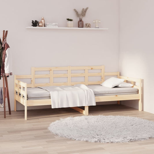 Day Bed Solid Wood Pine 80x200 cm - Beds & Bed Frames