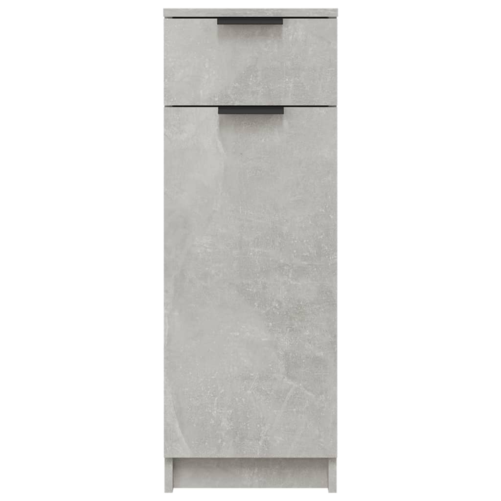 Bathroom Cabinet Concrete Grey 32x34x90 cm Engineered Wood - Storage Cabinets & Lockers