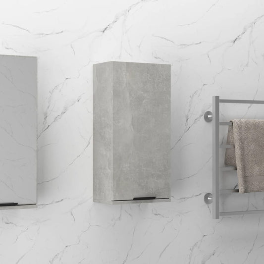 Wall-mounted Bathroom Cabinet Concrete Grey 32x20x67 cm - Storage Cabinets & Lockers