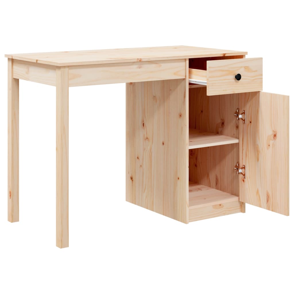 Desk 100x50x75 cm Solid Wood Pine - Desks