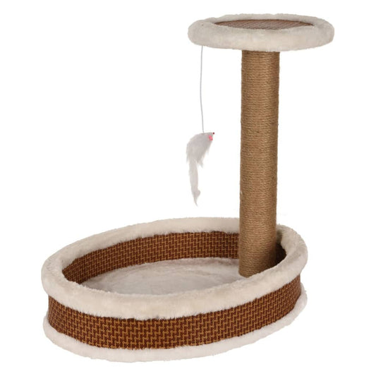 Pets Collection Cat Scratching Tree on Stand with Mouse 40x30x41 cm - Cat Furniture