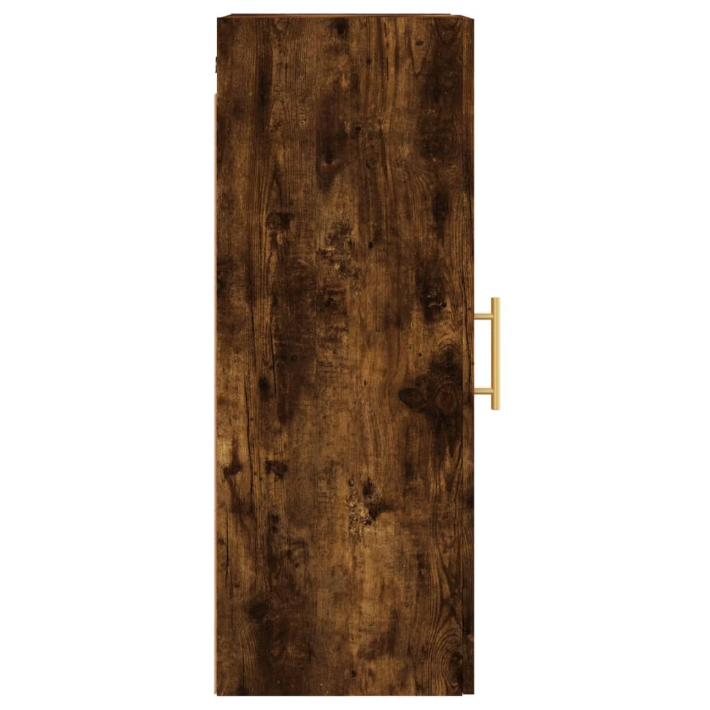 Wall Mounted Cabinet Smoked Oak 34.5x34x90 cm - Buffets & Sideboards