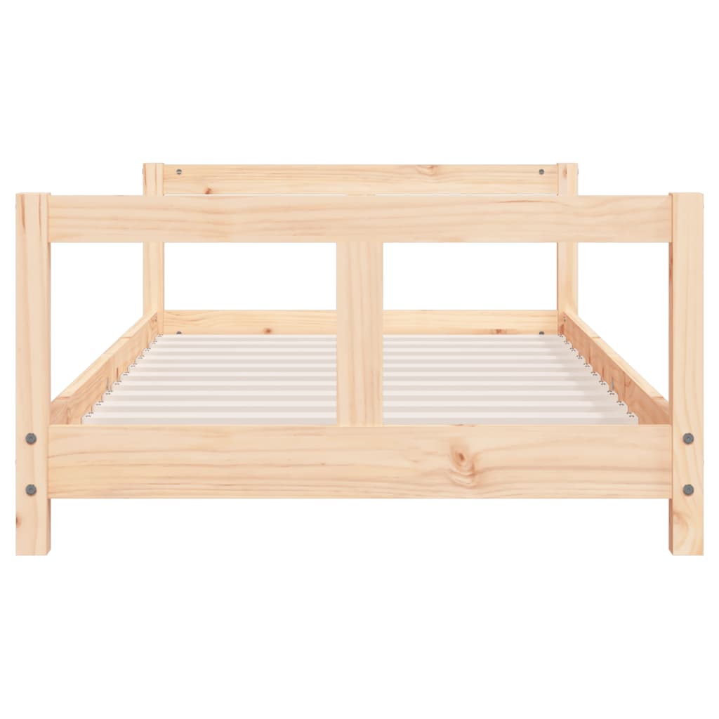 Kids Bed Frame 80x160 cm Solid Wood Pine - Cots & Toddler Beds