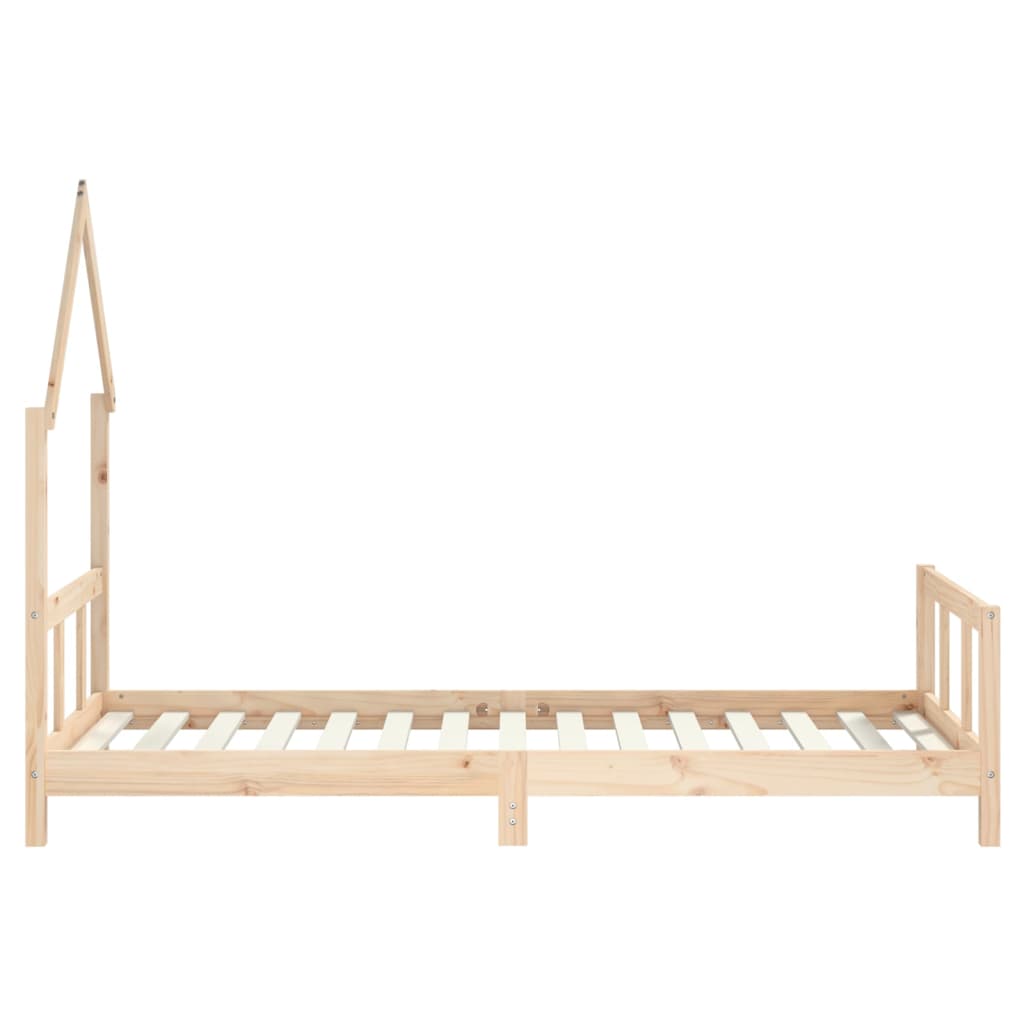 Kids Bed Frame 90x190 cm Solid Wood Pine - Cots & Toddler Beds