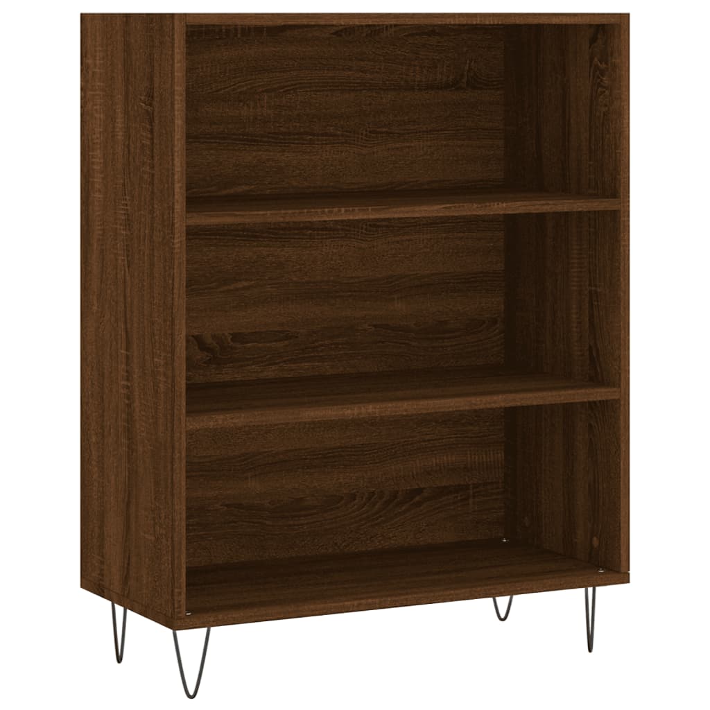 Highboard Brown Oak 69.5x34x180 cm Engineered Wood - Buffets & Sideboards