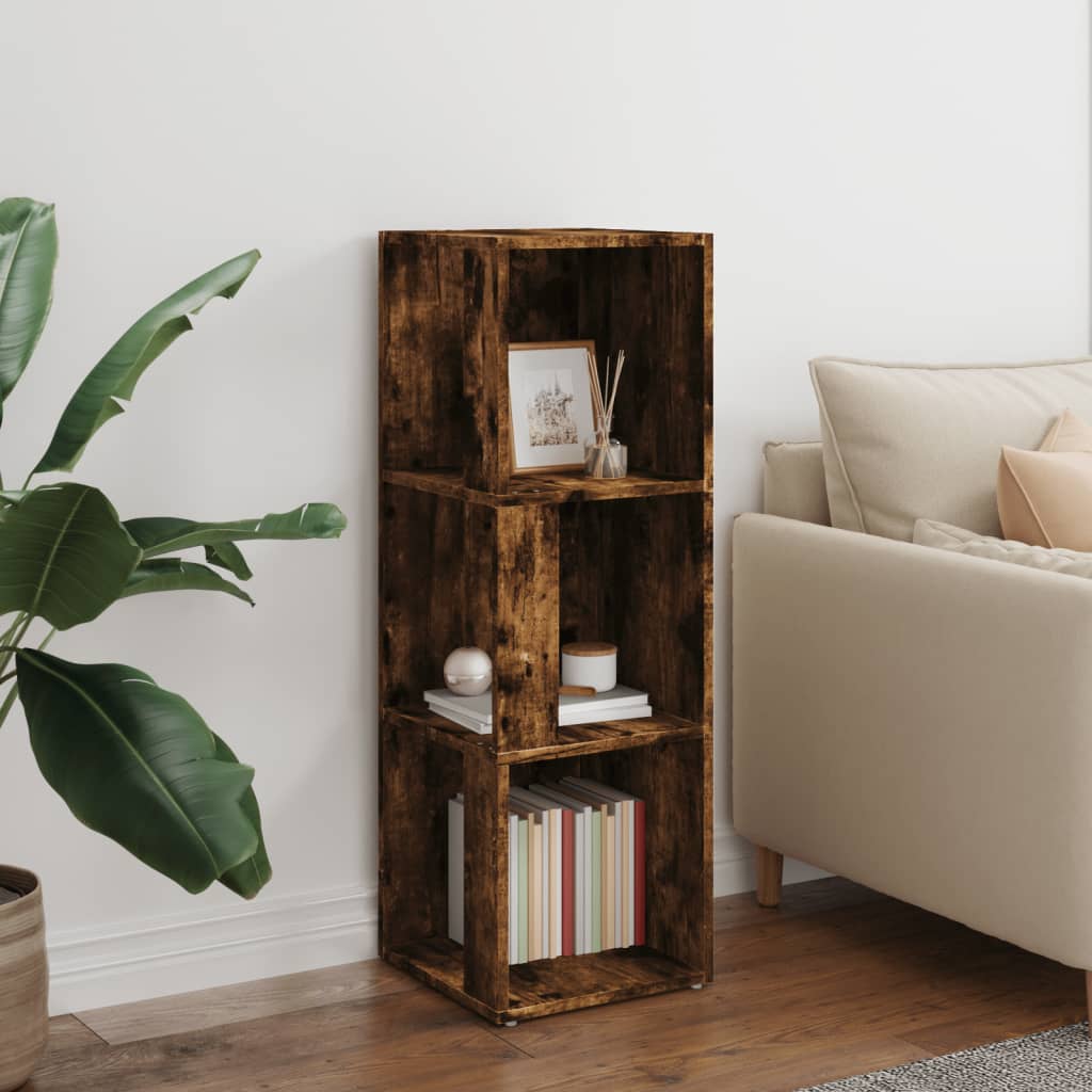 Corner Cabinet Smoked Oak 33x33x100 cm Engineered Wood - Buffets & Sideboards