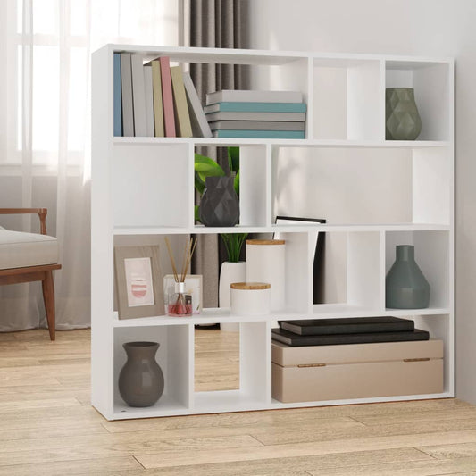 Book Cabinet/Room Divider White 105x24x102 cm - Room Dividers