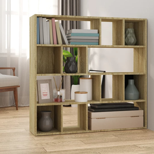 Book Cabinet/Room Divider Sonoma Oak 105x24x102 cm - Room Dividers