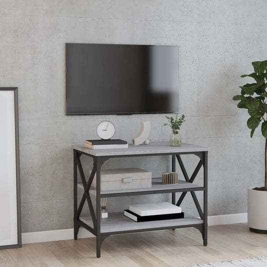 TV Cabinet Grey Sonoma 60x40x50 cm Engineered Wood - End Tables