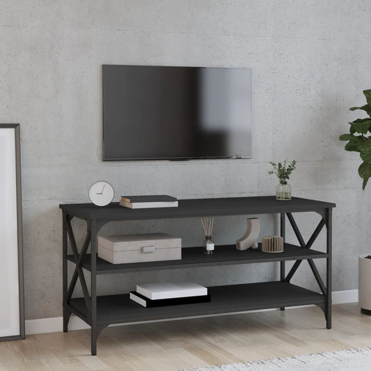 TV Cabinet Black 100x40x50 cm Engineered Wood - End Tables
