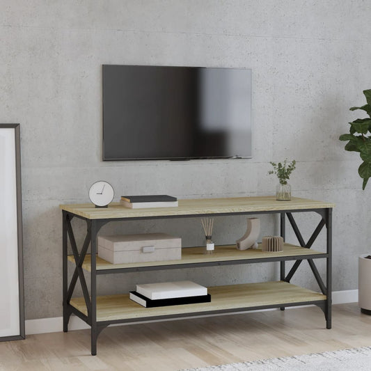 TV Cabinet Sonoma Oak 100x40x50 cm Engineered Wood - End Tables