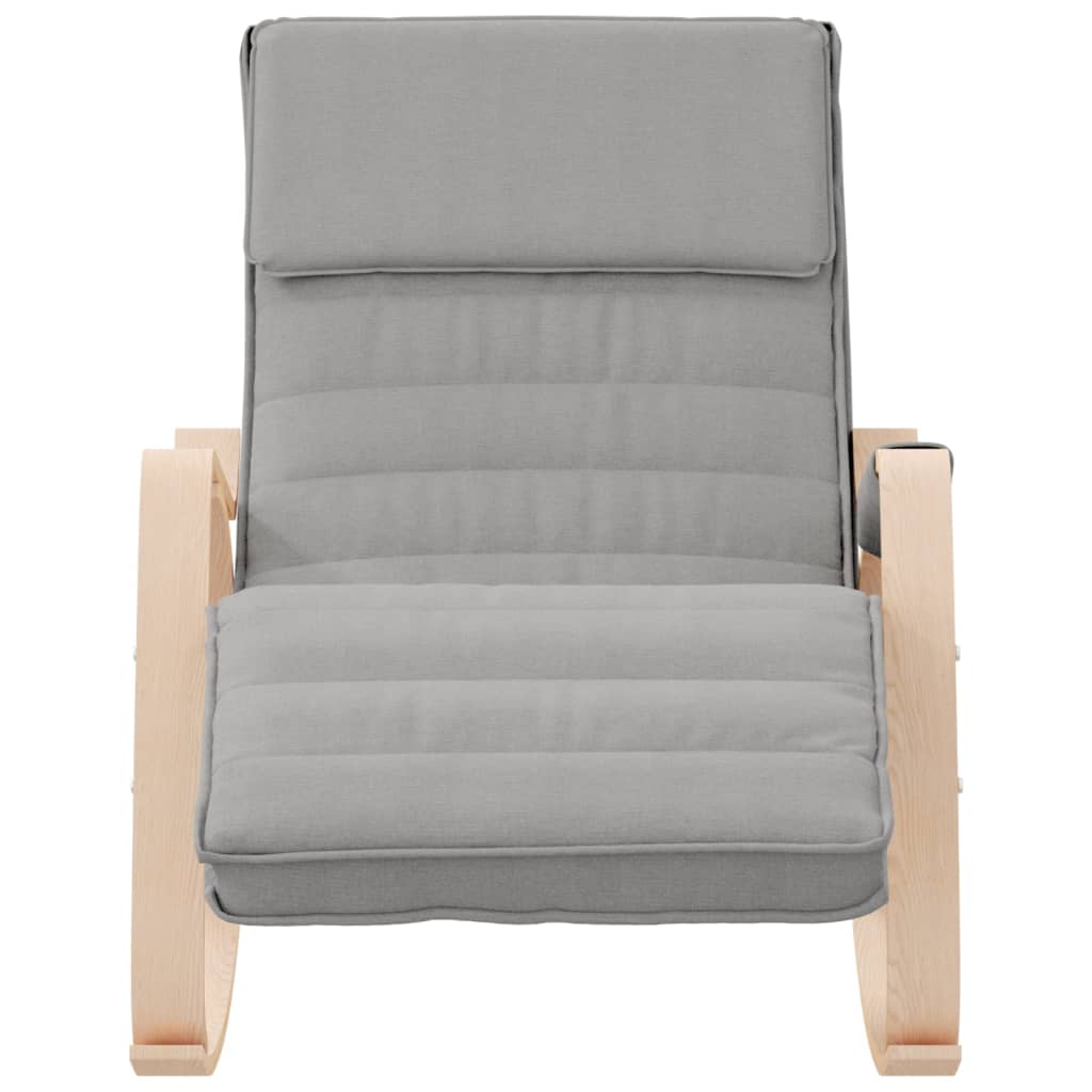 Rocking Chair Light Grey Fabric - Rocking Chairs