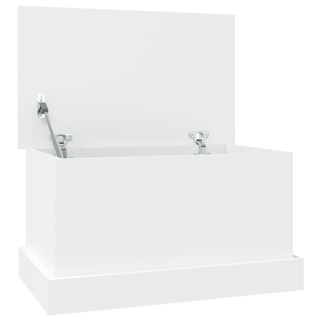 Storage Box White 50x30x28 cm Engineered Wood - Storage Chests