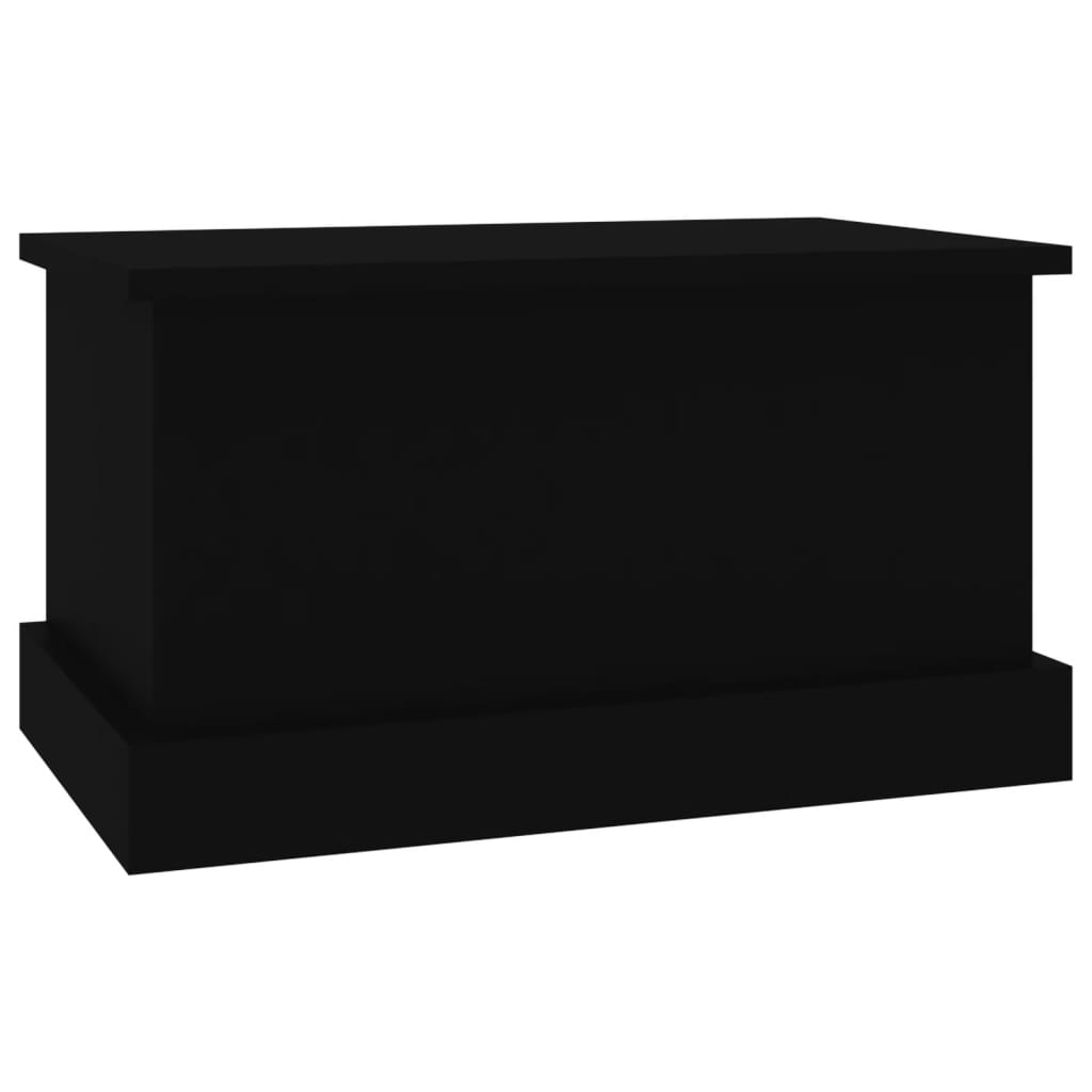 Storage Box Black 50x30x28 cm Engineered Wood - Storage Chests