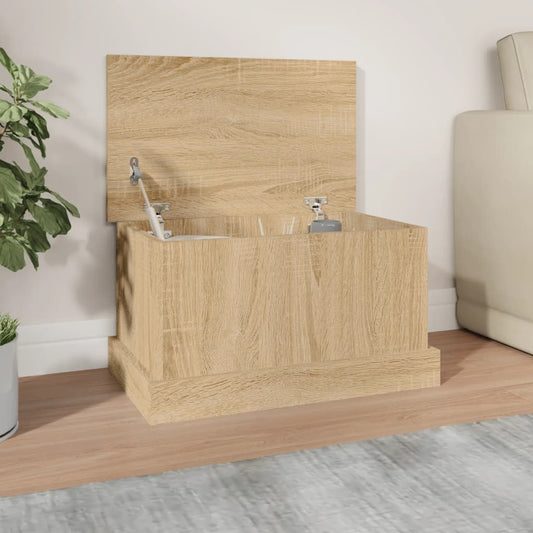 Storage Box Sonoma Oak 50x30x28 cm Engineered Wood - Storage Chests