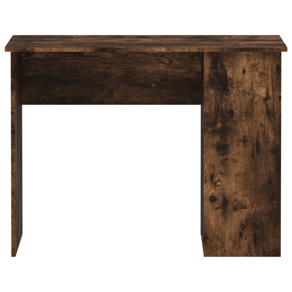 Desk Smoked Oak 100x55x75 cm Engineered Wood - Desks