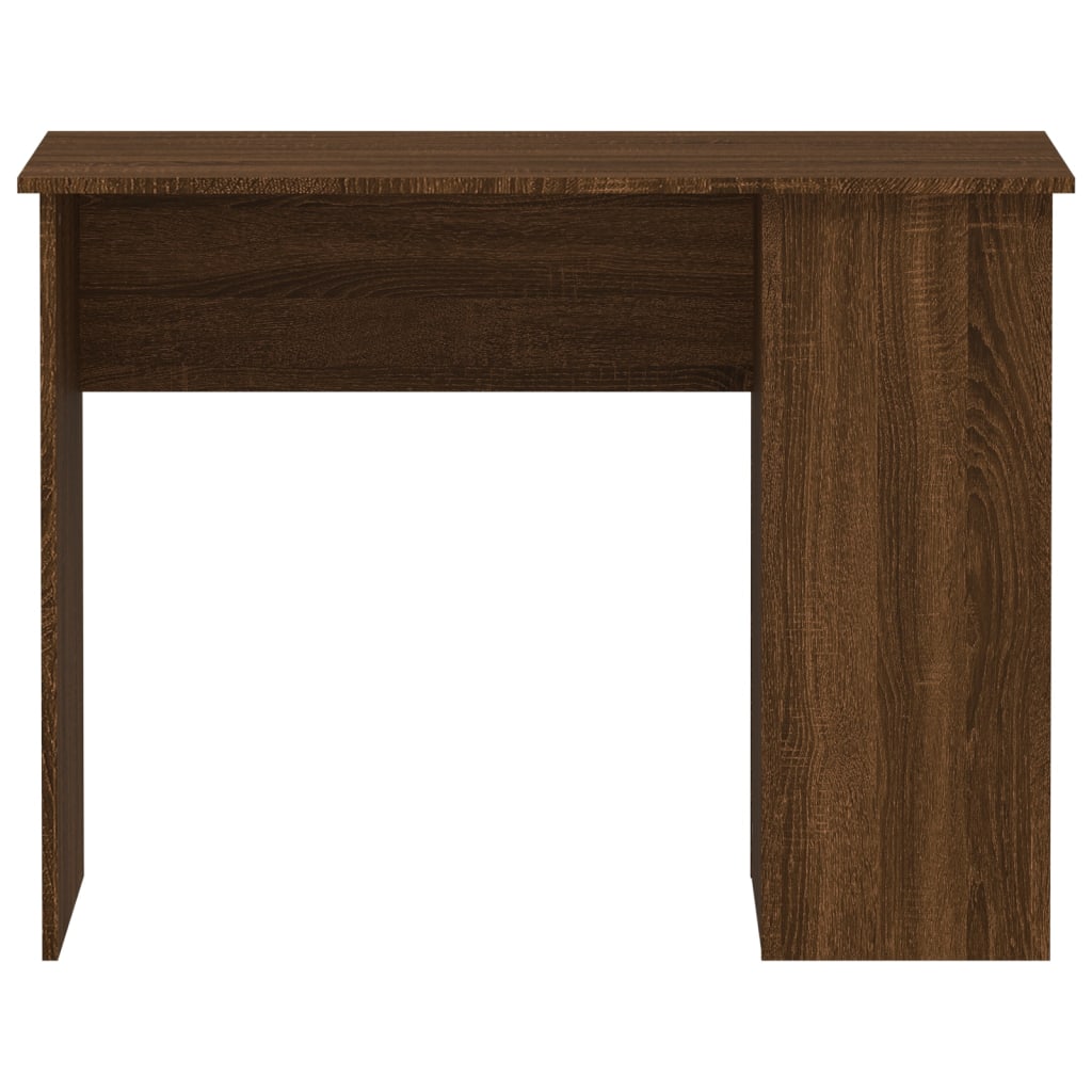 Desk Brown Oak 100x55x75 cm Engineered Wood - Desks