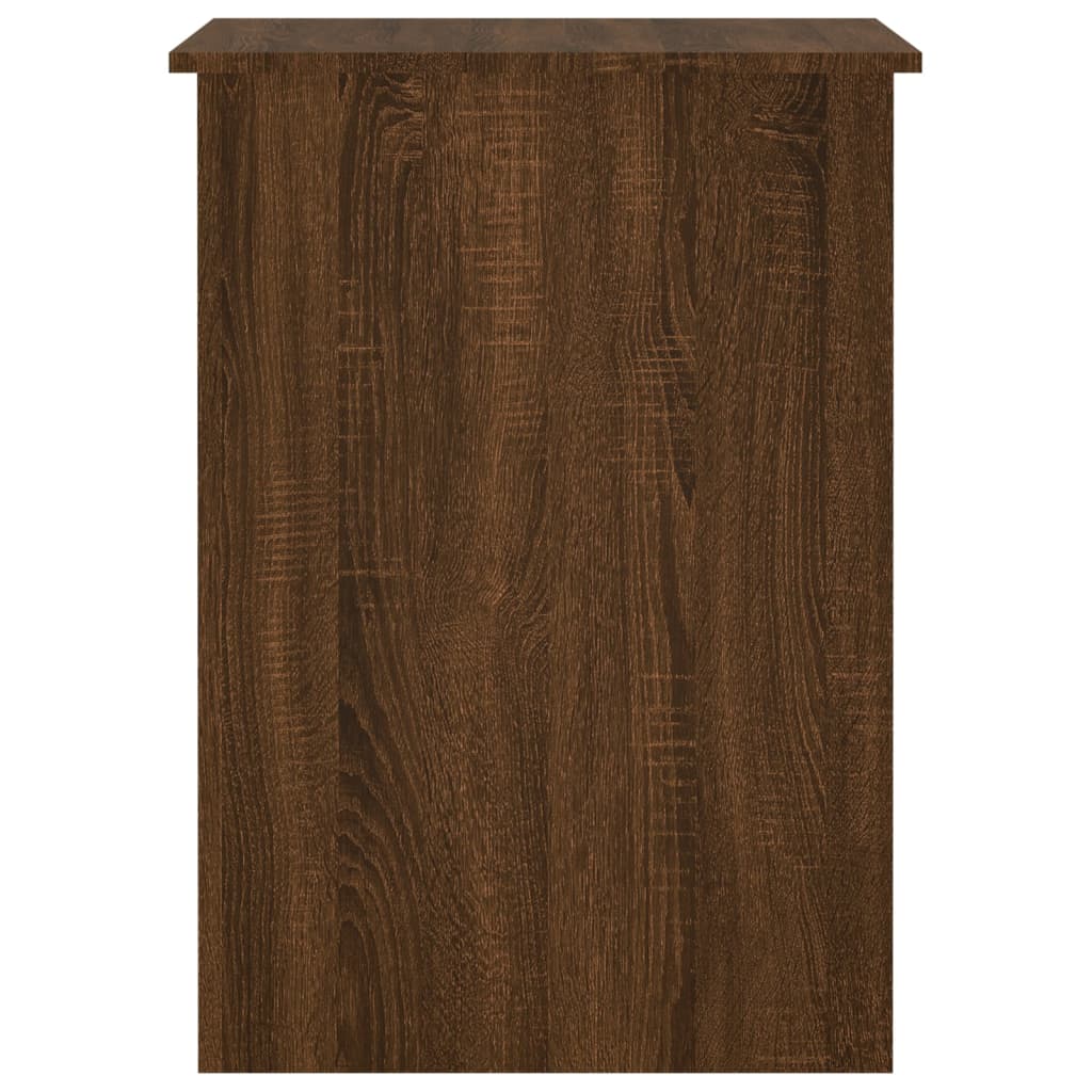 Desk Brown Oak 100x55x75 cm Engineered Wood - Desks