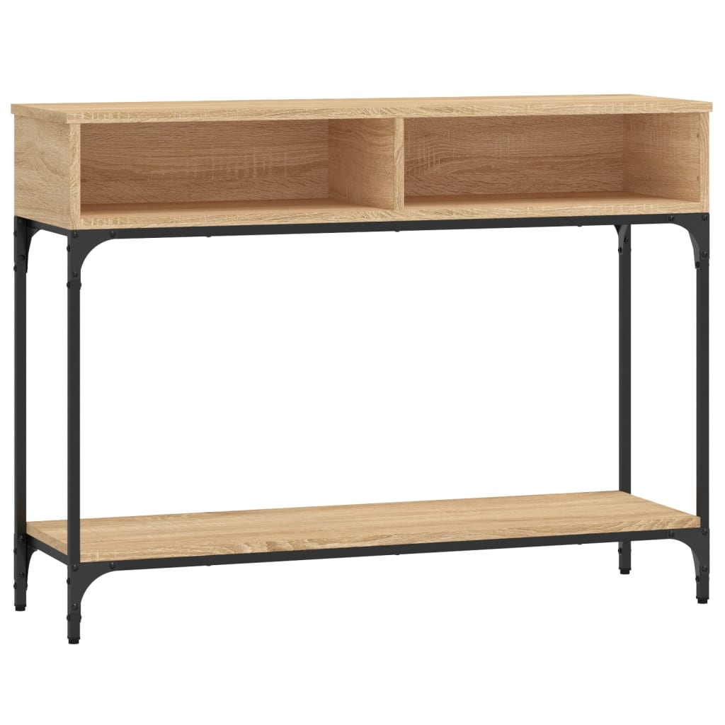 Console Table Sonoma Oak 100x30.5x75 cm Engineered Wood - End Tables
