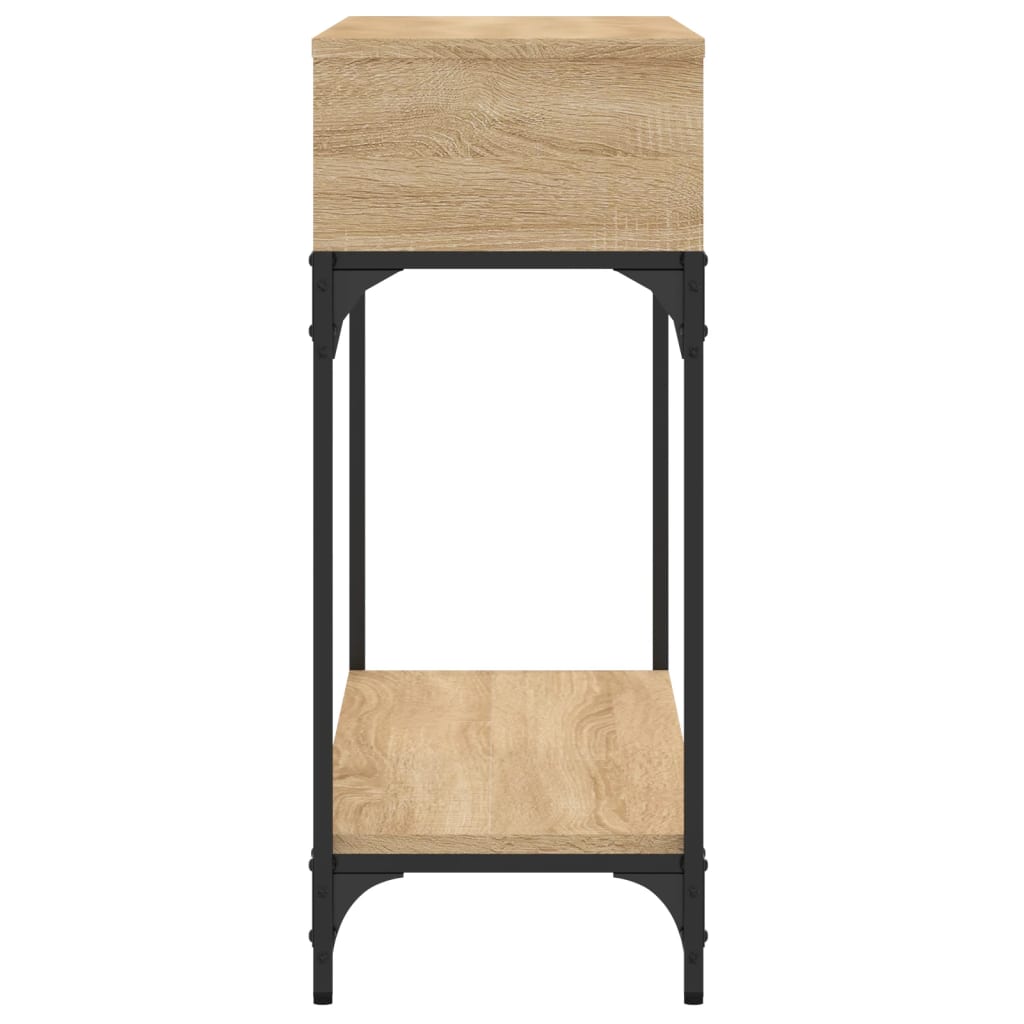 Console Table Sonoma Oak 100x30.5x75 cm Engineered Wood - End Tables