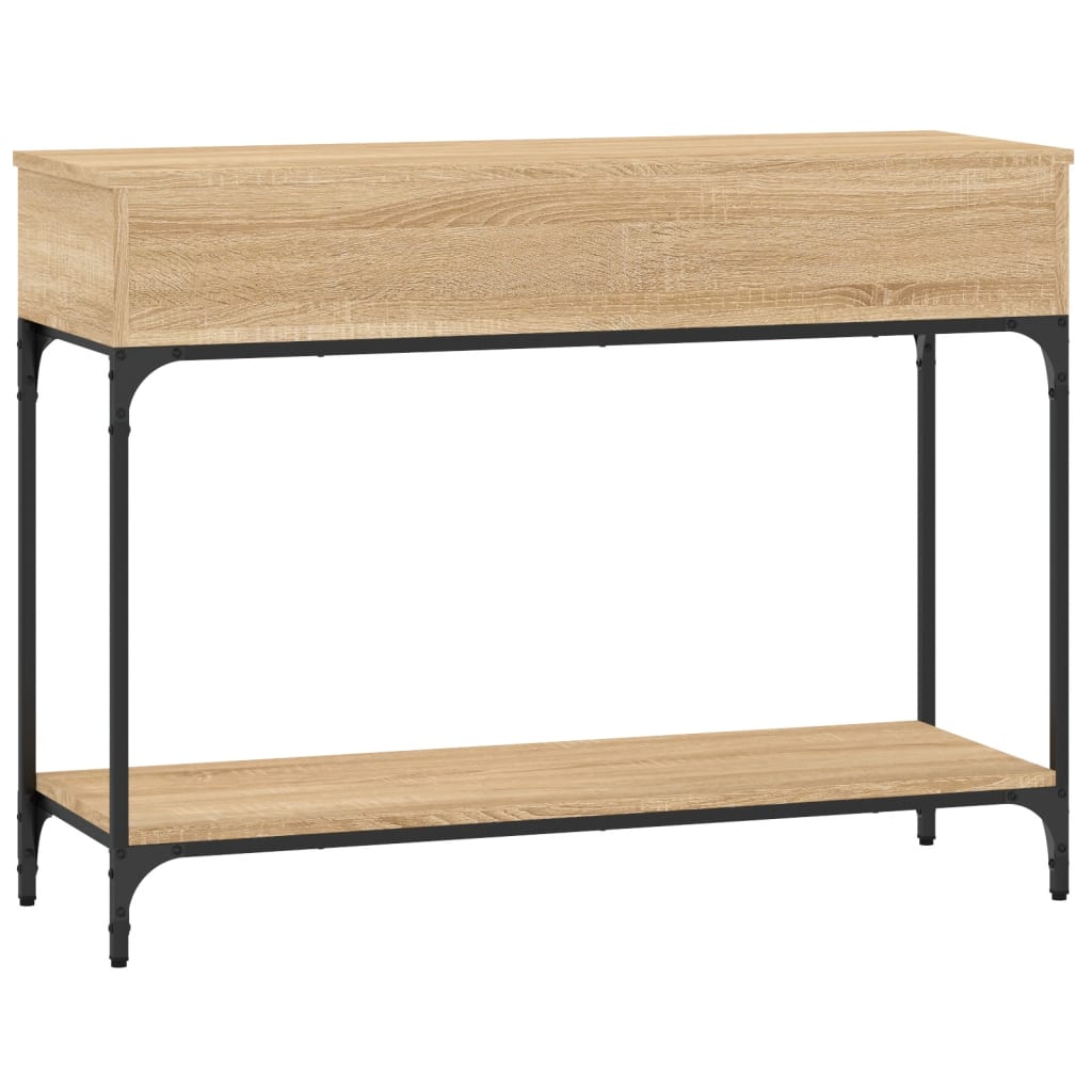 Console Table Sonoma Oak 100x34.5x75 cm Engineered Wood - End Tables