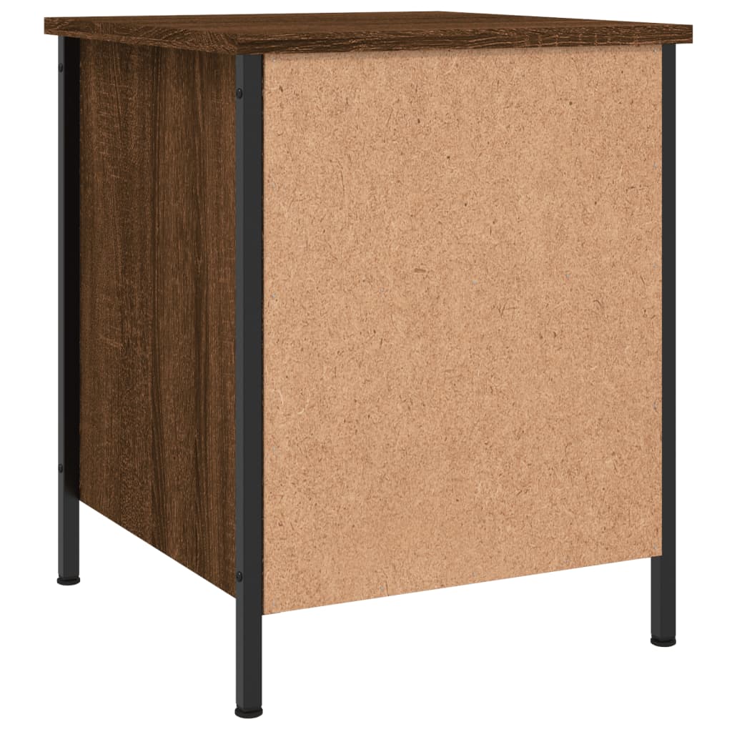 Bedside Cabinets 2 pcs Brown Oak 40x42x50 cm Engineered Wood - Bedside Tables