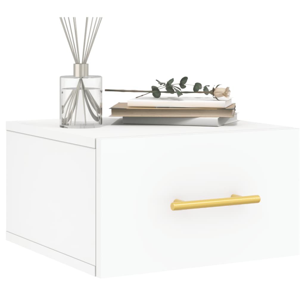 Wall-mounted Bedside Cabinet White 35x35x20 cm - Storage Cabinets & Lockers