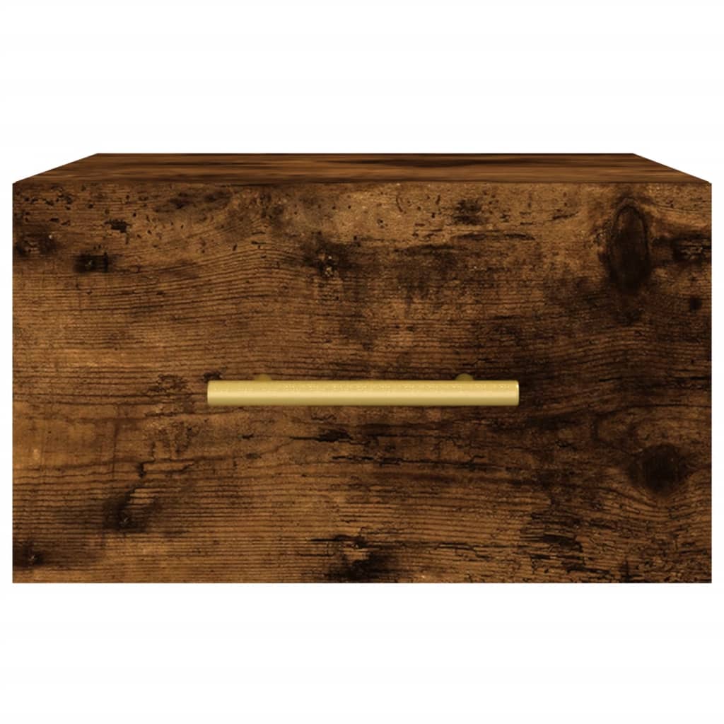 Wall-mounted Bedside Cabinet Smoked Oak 35x35x20 cm - Storage Cabinets & Lockers