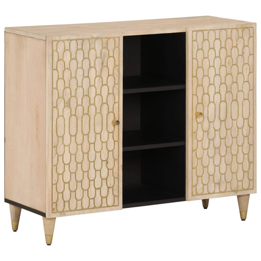 Side Cabinet 90x33x75 cm Solid Wood Mango - Buffets & Sideboards