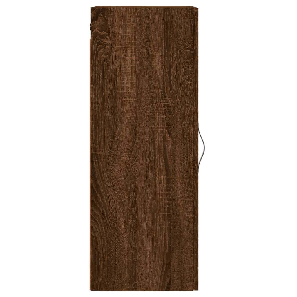 Wall Mounted Cabinet Brown Oak 34.5x34x90 cm Engineered Wood - Buffets & Sideboards