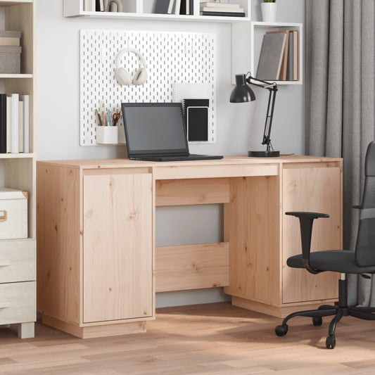Desk 140x50x75 cm Solid Wood Pine - Desks