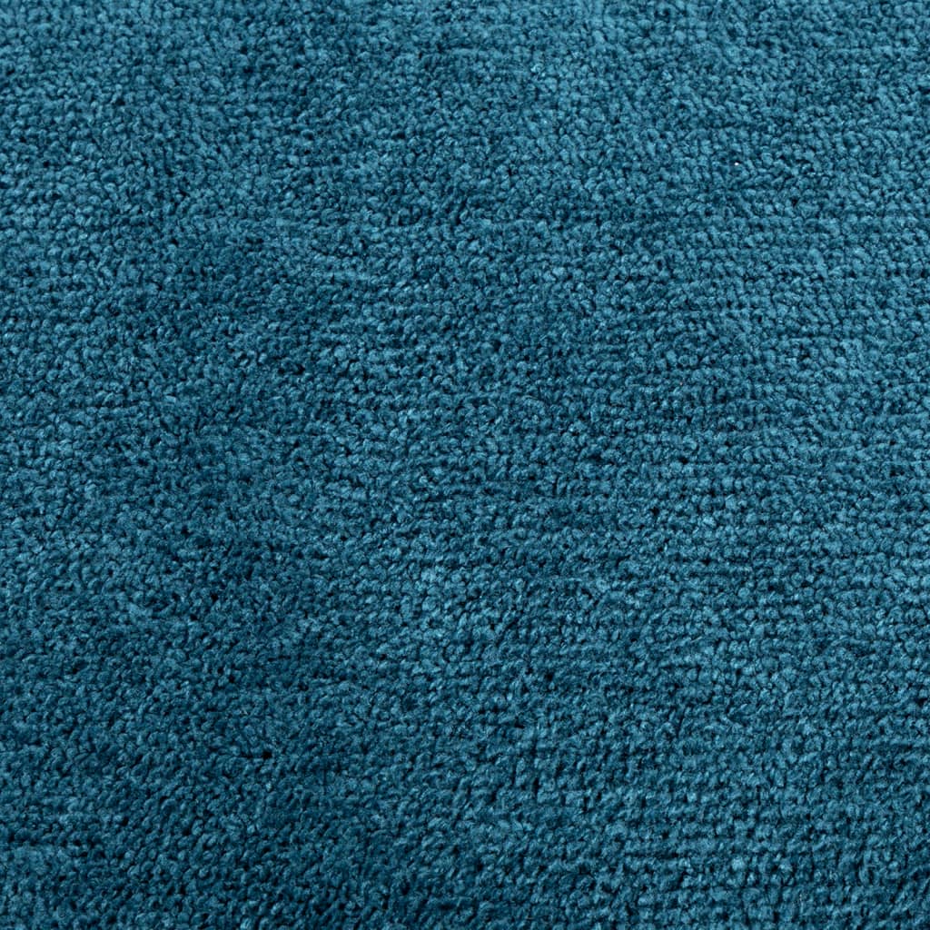 Rug OVIEDO Short Pile Turquoise 80x200 cm - Rugs