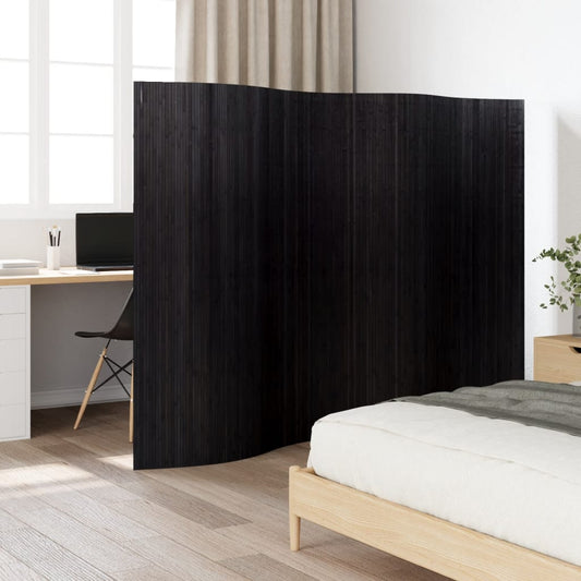 Room Divider Black 165x250 cm Bamboo - Room Dividers