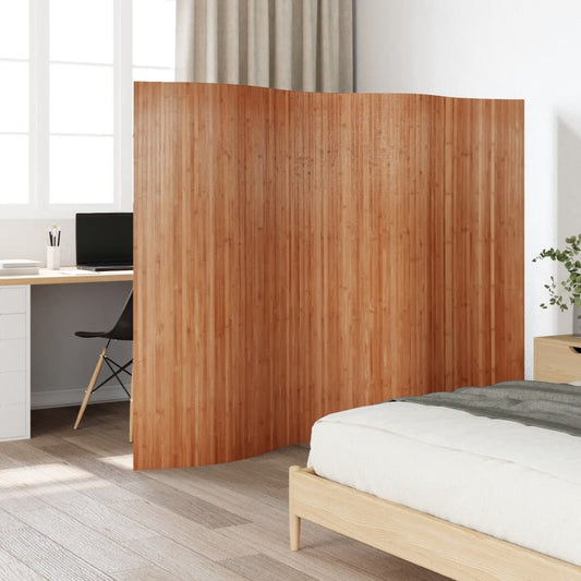Room Divider Brown 165x250 cm Bamboo - Room Dividers