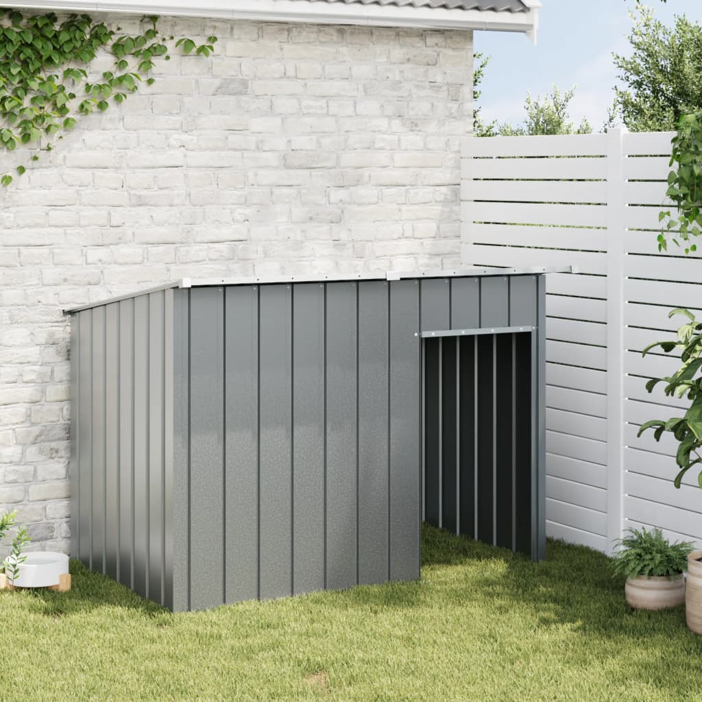 Dog House with Roof Anthracite 153x91x110 cm Galvanised Steel - Dog Houses