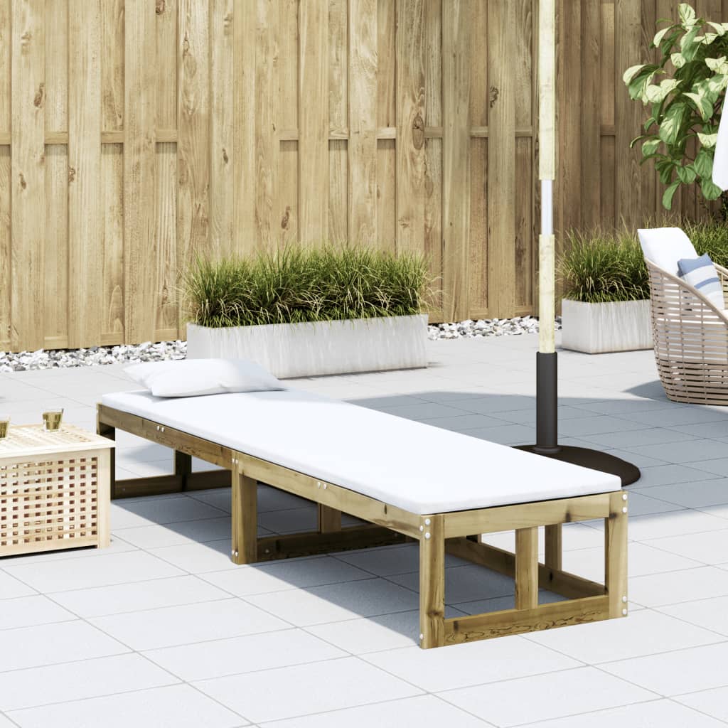 Garden Sofa Bench Extendable Impregnated Wood Pine - Outdoor Benches