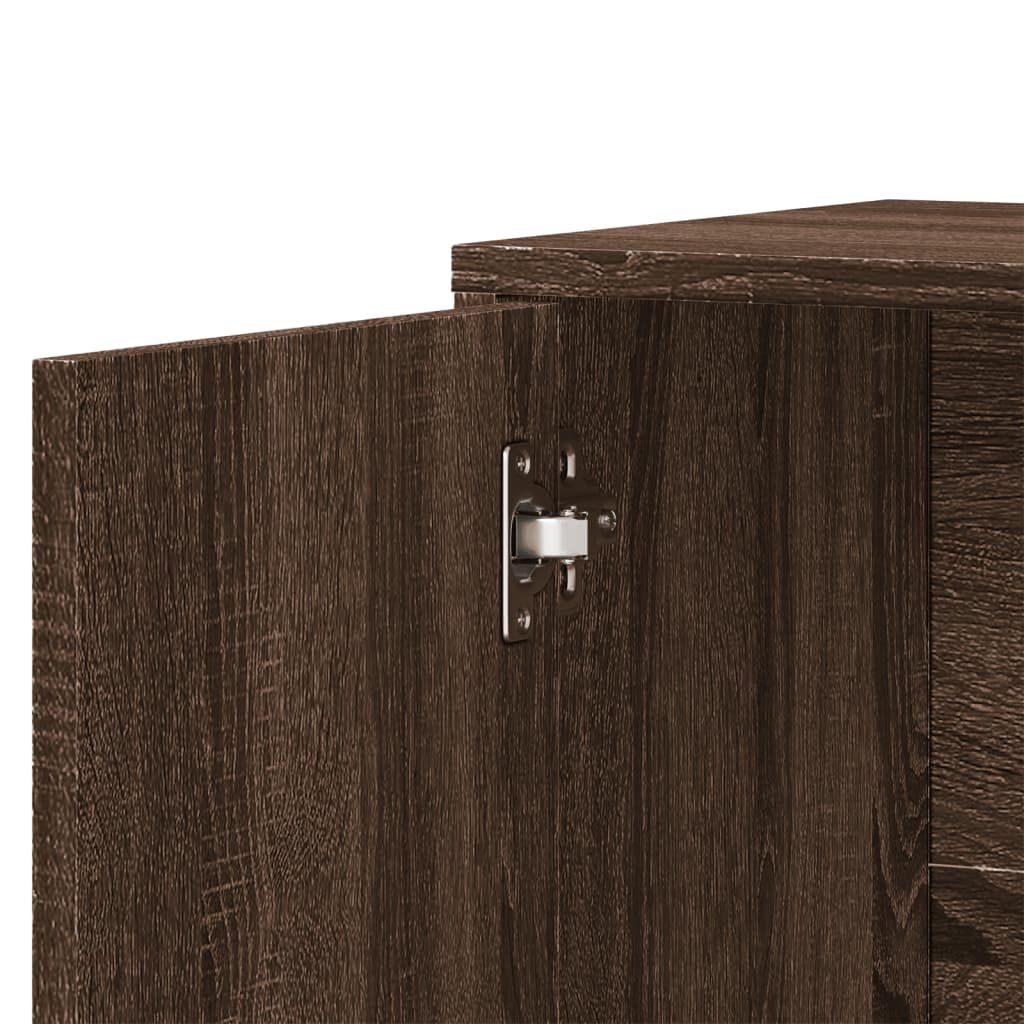 Sideboard Brown Oak 60x31x70 cm Engineered Wood - Buffets & Sideboards