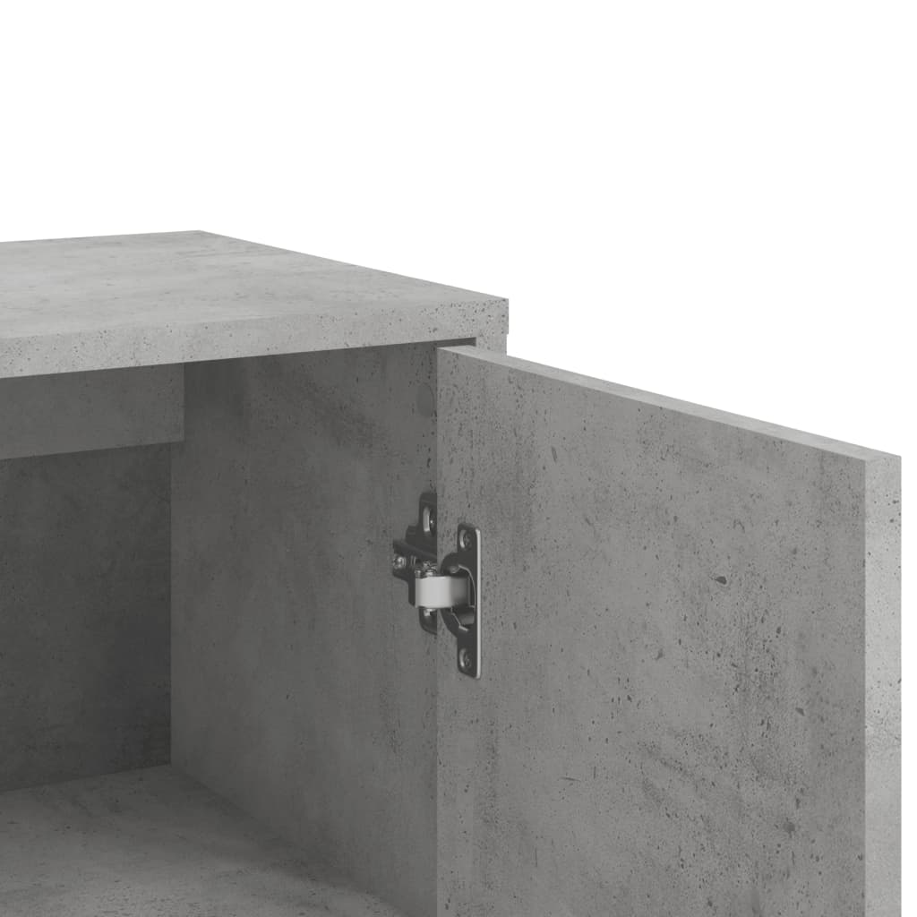 Sideboard Concrete Grey 60x31x84 cm Engineered Wood - Buffets & Sideboards