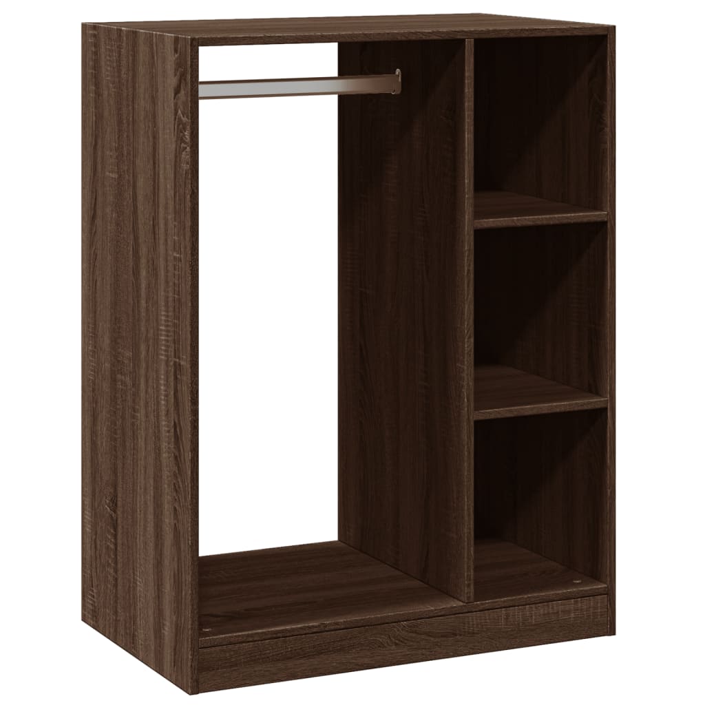 Wardrobe Grey Sonoma 77x48x102 cm Engineered Wood - Closet Organisers & Garment Racks