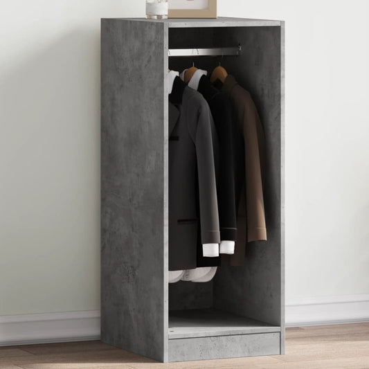 Wardrobe Concrete Grey 48x41x102 cm Engineered Wood - Closet Organisers & Garment Racks