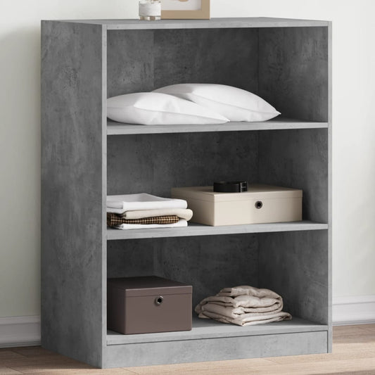 Wardrobe Concrete Grey 77x48x102 cm Engineered Wood - Closet Organisers & Garment Racks