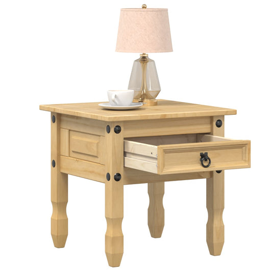 Side Table Corona 50x50x50 cm Solid Wood Pine - End Tables