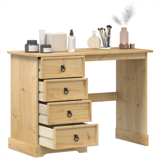 Dressing Table Corona104x47x75 cm Solid Wood Pine - Desks