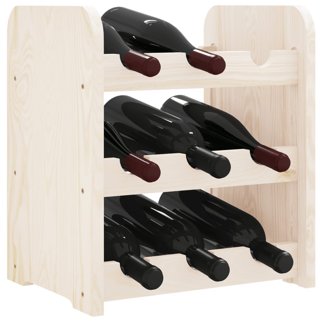 Wine Rack 33x25x37 cm Solid Wood Pine - Wine Racks