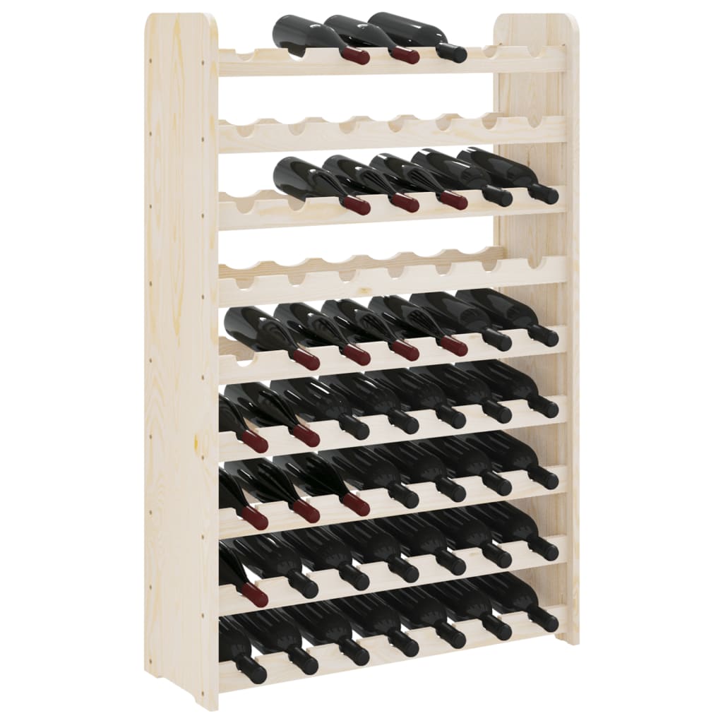 Wine Rack 72.5x25x111.5 cm Solid Wood Pine - Wine Racks